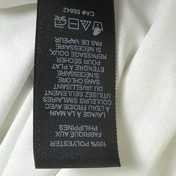 Express Laser Cut Mesh Dress Size Medium White - Picture 7 of 8